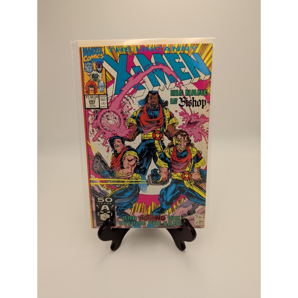 Uncanny X-Men 282 1991 Marvel Comics‎ Key 1st App Bishop Jim Lee John Byrne